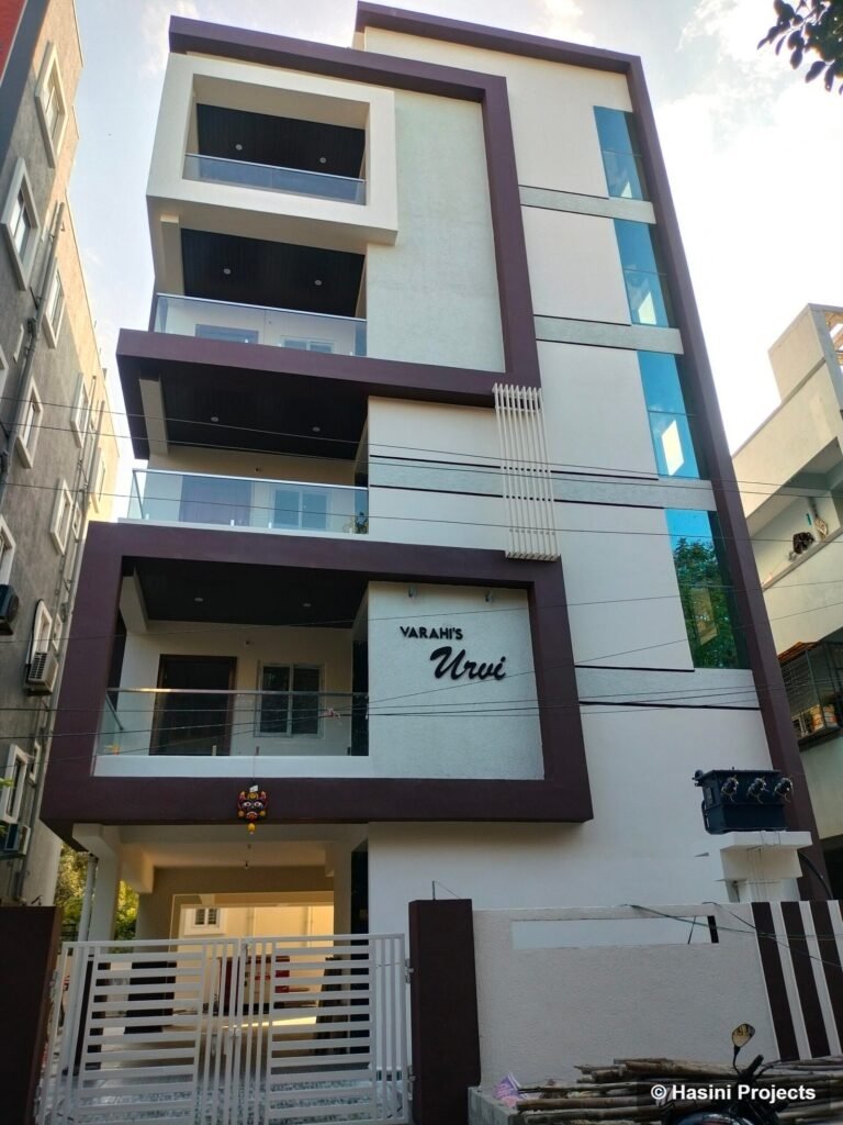 12,015 sq.ft building project by Hasini Projects in Miyapur, Hyderabad